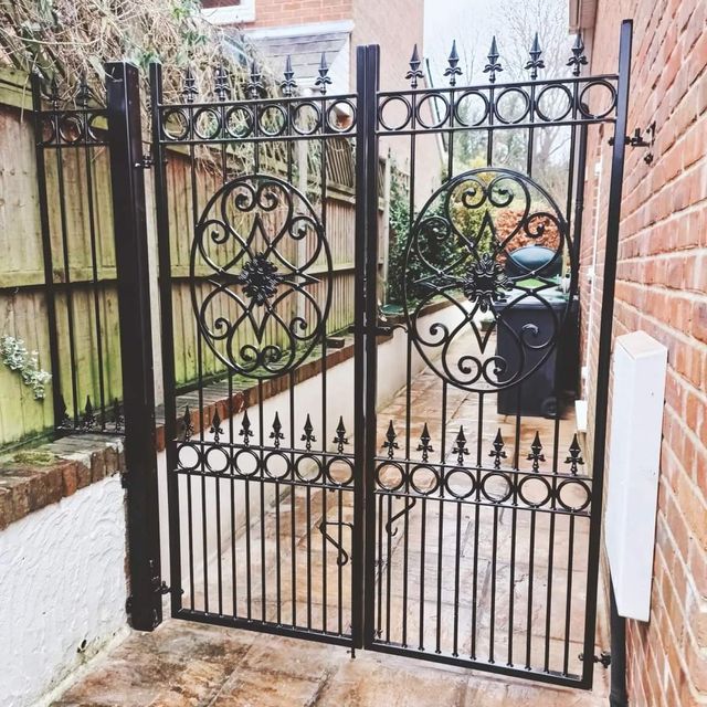 wrought iron gate