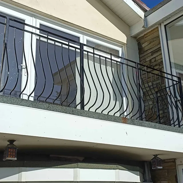 wrought iron balustrade