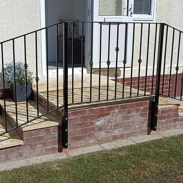 wrought iron balustrade