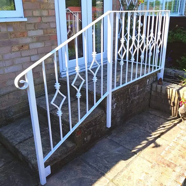 wrought iron balustrade