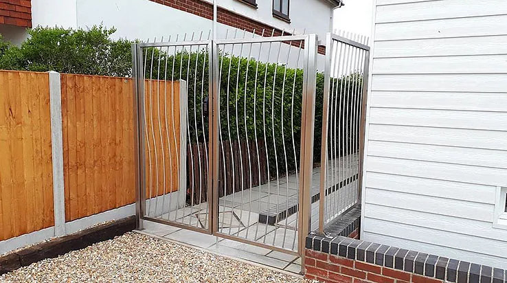 stainless steel gate and fence