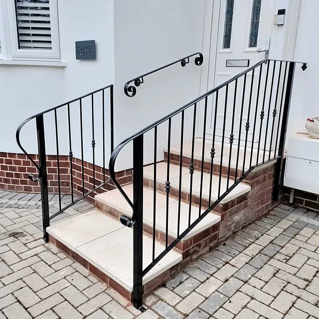 wrought iron balustrade